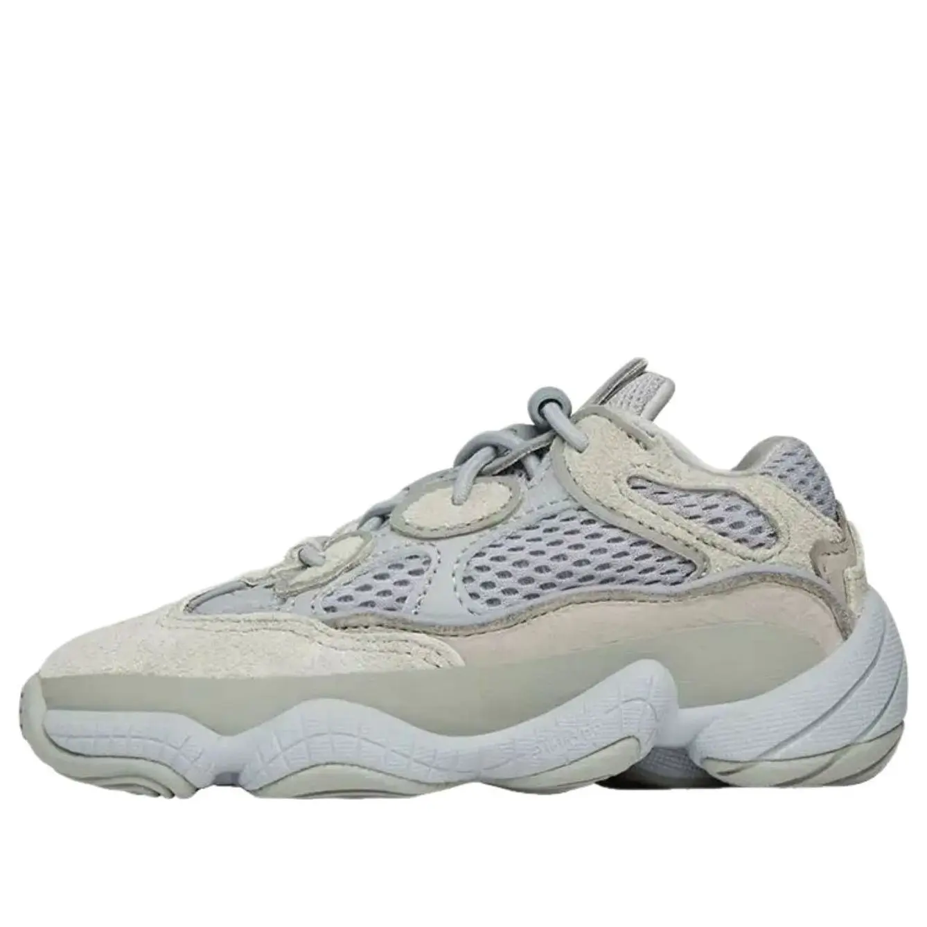 YEEZY 500 Stone Salt Boys' Casual Trendy Trainers, Comfortable Infant & PS Sneakers for Kids Ages 3-4 Years