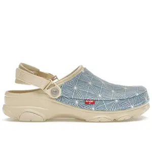 Crocs Men's Classic All-Terrain Clog Levi's Sashiko Light Wash Hiking Shoes, from StockX