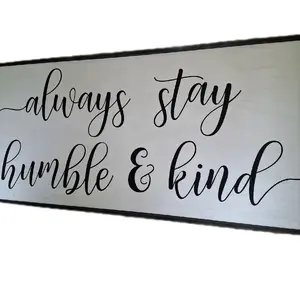 Large Wood Wall Decor - Handcrafted and Painted Words - Perfect for Bedroom, Living Room, or Hallway - Hanging Ornaments