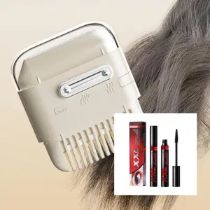 V Bang Trimmer Set + Xxl Long Lash Mascara, Lazy Person's Essential Tool, Fresh Hairstyle & Sunflower Lashes in One Click