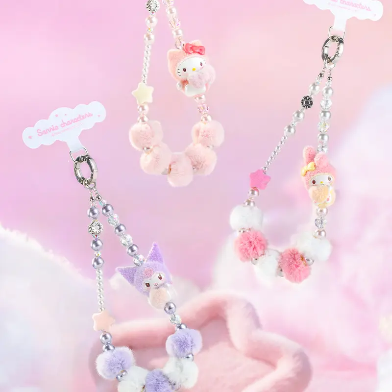 Sanrio characters X MINILIKE Fluffy Little Darling Series blind box - Phone Chains