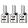 GAOY 16ml Gel Top Coat, Builder Gel and Base Coat Set, 3 Pcs | Clear Glossy No Wipe Gel Top, Base Coat and Builder for Gel Nail Polish, UV Light Cure Needed