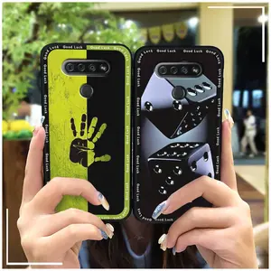 Silicone Cell Phone Sleeve Phone Case For LG K51/Reflect/L555DL Cartoon Dirt-resistant TPU Fashion Design Shockproof Back Cover Protective Waterproof Cover Cute Anti-knock Durable