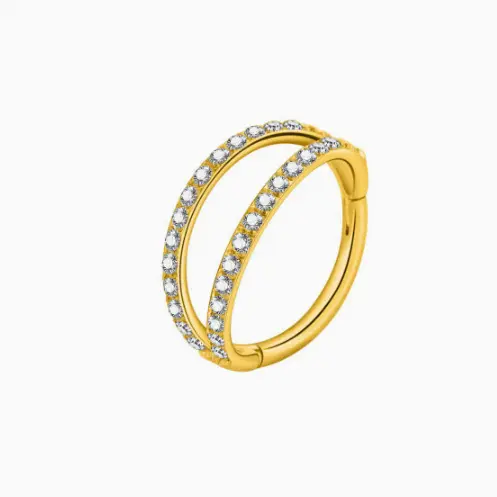 Double layer diamond gold