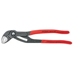 Knipex 8701250 1.0 in. Cobra HiTech Self-Locking Water Pump Pliers, Adjustable Grip, Box Joint Lock, 1-Handed Operation, Fishing & Outdoor Leisure Equipment