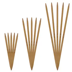Double Point Bamboo Knitting Needle 3 Length Sets
