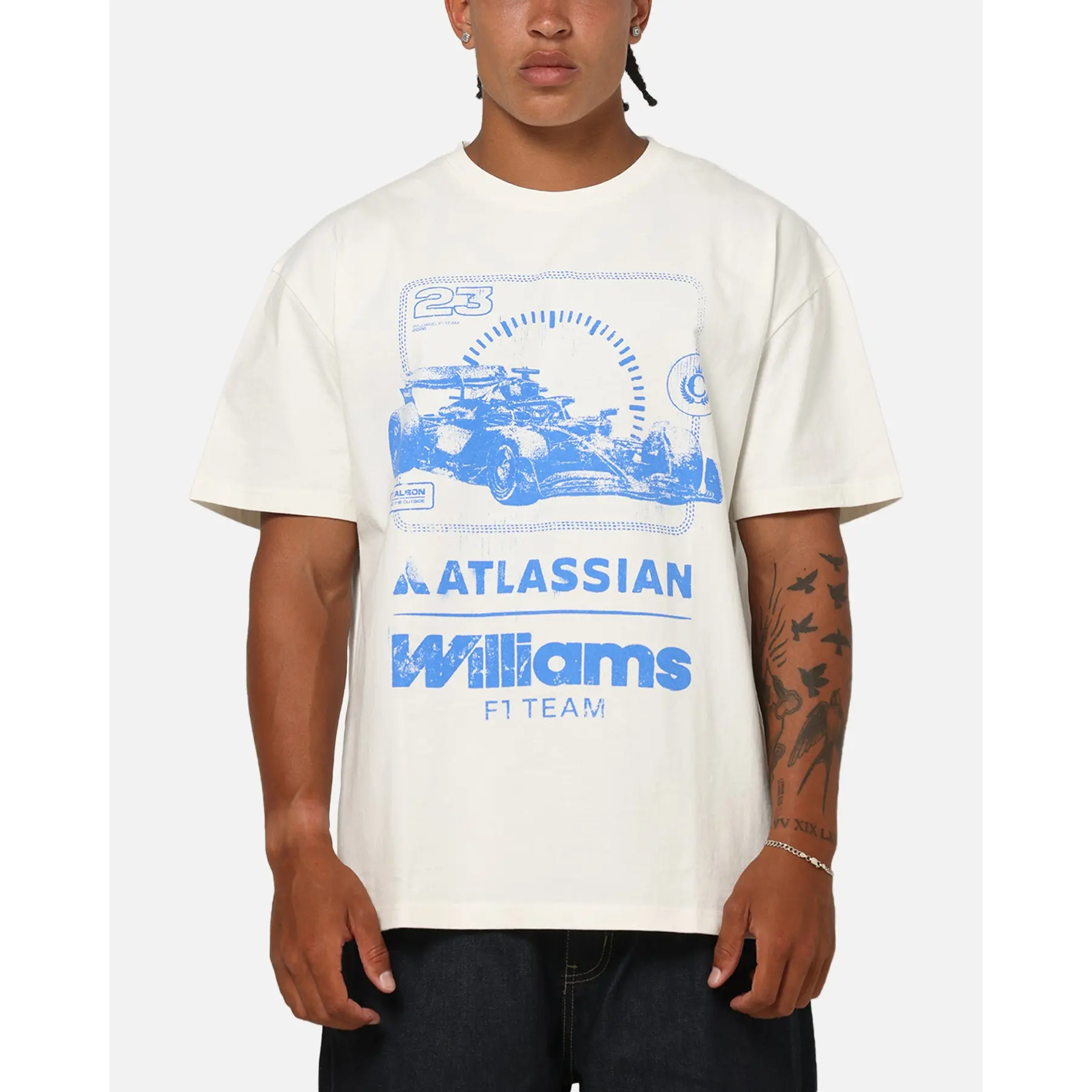 Culture Kings X Atlassian Williams F1 Team Team T-Shirt Off White
