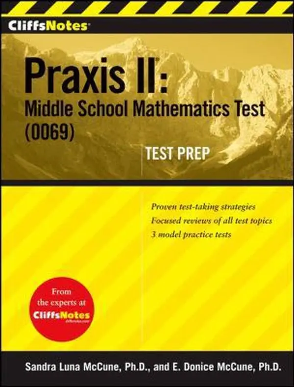 USED Book - Cliffsnotes Praxis II: Middle School Mathematics Test (0069) Test Prep by McCune, Ennis Donice (Paperback) - english