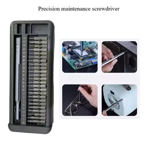38-Piece Precision Multifunctional Screwdriver Set, Magnetic Torx T5 T6 T8 Bits, Mini Repair Tool Kit for Macbook Laptop Phone Game Console Watch
