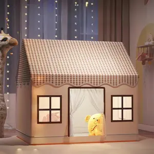 Cartoon Animal Pattern Children's Tent, Cute Indoor Play House, Portable Indoor Playhouse, Outdoor Playhouse, Lightweight Foldable Play Tent for Boys & Girls, Birthday Gift