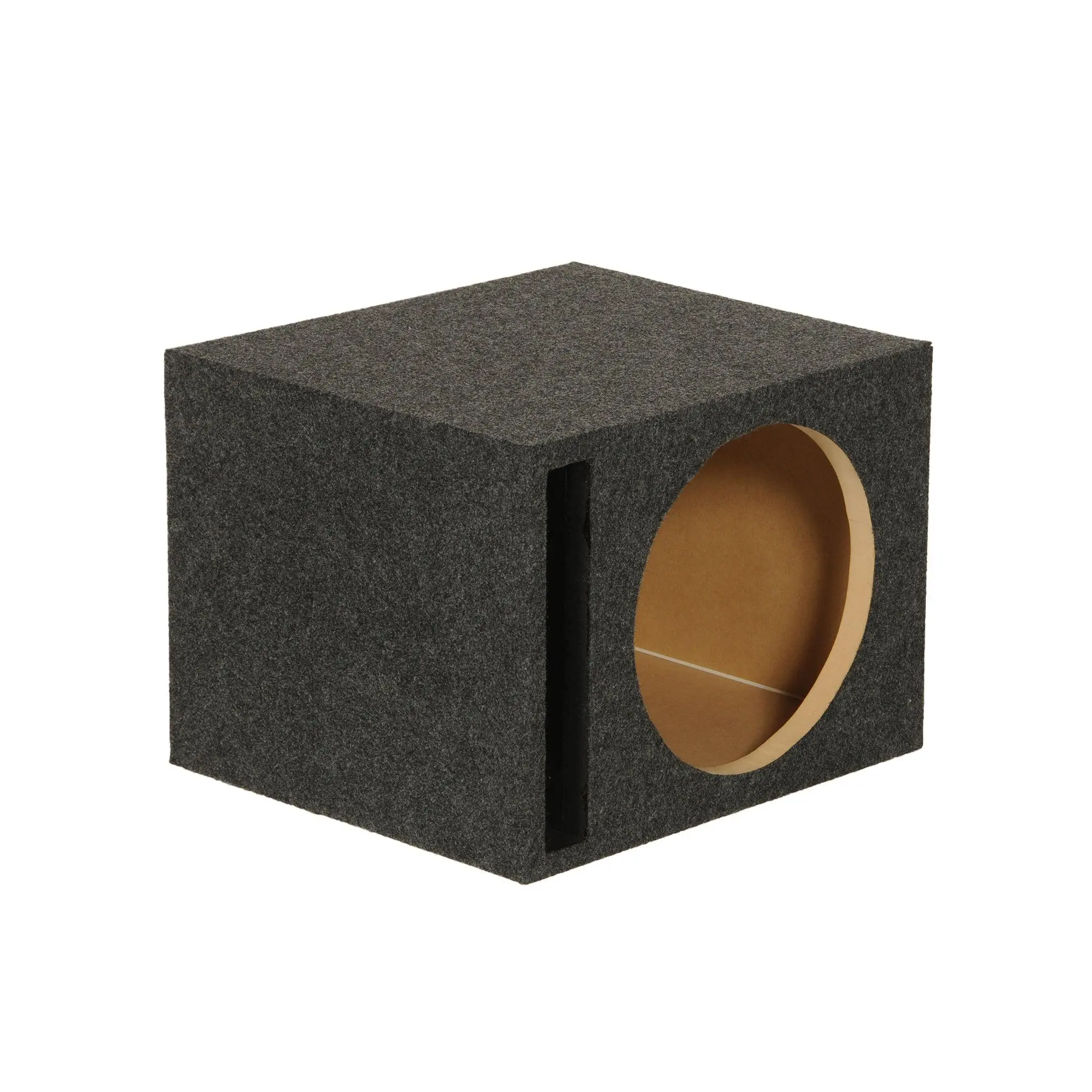 Q Power 10" Heavy-Duty Single Vented Vehicle Subwoofer Enclosure Woofer Box
