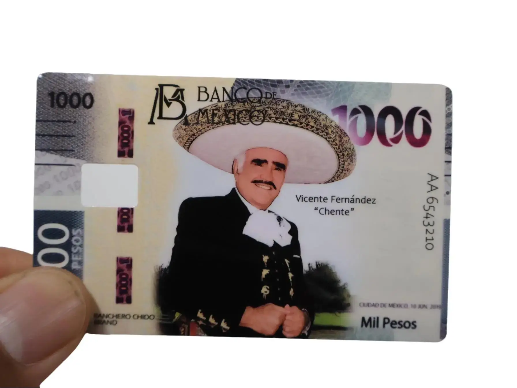Vicente Fernandez Debit/Credit Card Skin Covers - Premium Vinyl, Vibrant Designs, Easy Application