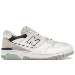 New Balance Men's 550 White Winter Fog Navy, from StockX