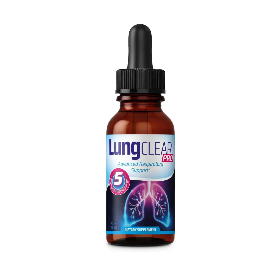 Lung Clear Pro - Mullein Infused To Flush Out Stuck Mucus For Clear Effortless Breathing - America's #1 Breathing Supplement