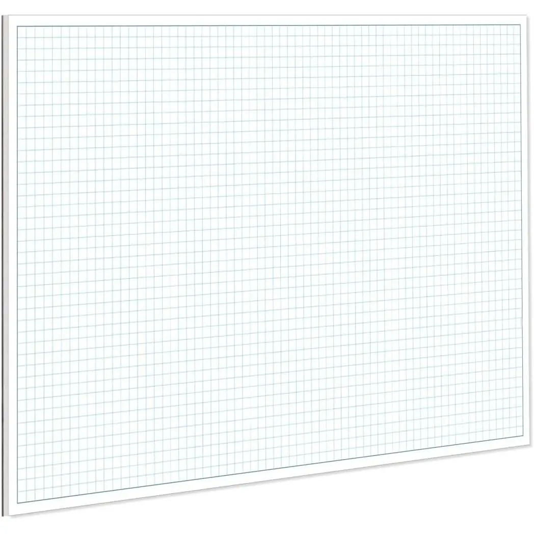 Engineering Graph Paper Pads, 11x17 Quadrille 25 Sheets/50 Pages Grid Paper for Drafting, Engineering, Blueprint Drawing, 4x4 Blue Quad Rule, 100gsm White Paper