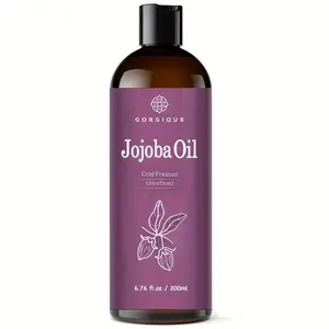 GORIKUE body massage essential oil, used for hair, skin, and scalp care, cold pressed unrefined beauty oil, lightweight moisturizing oil for any hair and skin type, hair and smooth skin, multi-purpose daily nourishing care for men and women 200ml, at home
