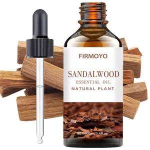 Premium Sandalwood Essential Oil Aromatherapy 100ML/3.4fl.oz, Therapeutic High Concentration Long-Lasting Scent, Suitable for Diffusers, Humidifiers, Candle Making