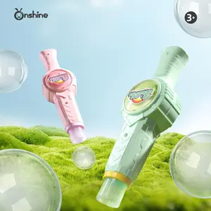 Mist Bubble Machine for Kids – Elastic Bubble Fog Wand, Smoke Bubble Sword, Interactive STEM Toy with Lights & Music, Parent-Child Fun, Outdoor Summer Play, Birthday Gift for Boys & Girls