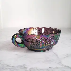 Vintage Carnival Glass Candy Dish