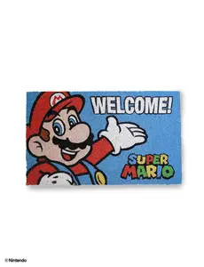 Super Mario™: Mario "Welcome" Doormat (29x17)