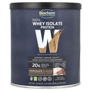 Biochem 100% Whey Isolate Protein, Chocolate, 1.9 lbs (878 g)