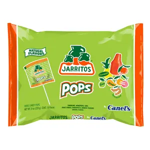 Jarritos Pops - Sweet Assorted Pack Naturally Flavored Lollipop Candy, Mexican Candies, Dulces Mexicanos, Snack, Suckers, Bonbon, Sugar