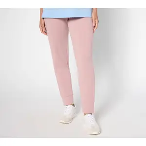 Denim & Co. Active Petite Heavenly Jersey Ankle Jogger