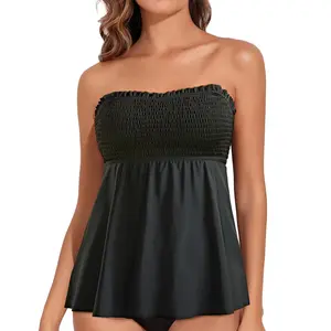 Daci Tankini Swim Tops for Women - Bathing Suit Top No Bottom Bandeau Swimsuit Tops  SwimWeek  summervibes