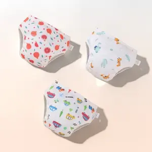 4pcs Baby Training Pants for 1-3 Years Old, Comfortable Fit, Breathable Material, Elastic Waistband, Unisex Infant Clothing