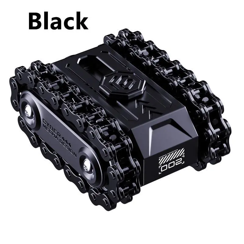 New Tank Style Fidget Toy, Hardcore Military EDC Metal Magnetic Spinner, Smooth Rotating Desktop Toy, Portable Pocket Stress Relief Toy, Funny Indoor Leisure Gift