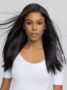 Indique Bounce Relaxed Straight Hair Extensions - Mimics Salon-Relaxed Hair