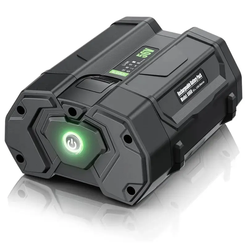 2/1 Pack BA5600T 56V 5.0Ah Battery Replacement for EGO 56V Battery Compatible with EGO 56V Power Tools (Lawn Mower Leaf Blower Chainsaw) Heavy Duty