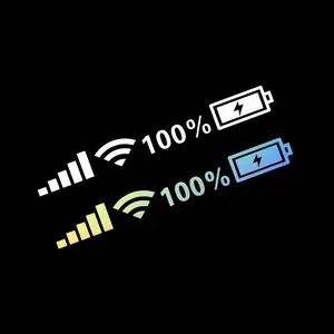 Car WiFi signal power 100% personalized sticker reflective color change car sticker car decal decoration accessories
