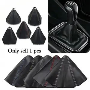 Car Interior Gear Shift Head PU Dust Cover, Anti-Dust Shifter Lever Protector, Automatic Shift Knob, Car Accessories for Vehicle Modification