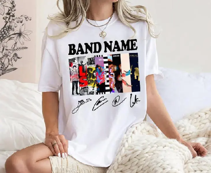 5S Album Shirt, Pop Rock Band Tee, Tour Merch, Unisex