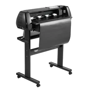 Vinyl Cutter Machine, 28 inch Max Feed Width, Dual Blades, Adjustable Force and Speed, LED Vinyl Plotter Cutter Printer with Signmaster Software for Compatible with Windows and macOS