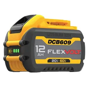 High quality 12Ah DCB609-2 For DEWALT DCB606-2 20V/60V MAX FLEXVOLT Li-Ion Battery
