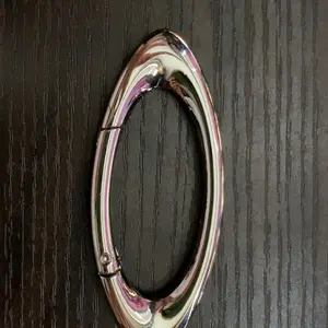 Oval Shaped Metal Carabiner Keychain, Zinc Alloy Hook Carabiner Clip for Men, Carabiner Hooks, Trendy Versatile & Exquisite Accessory for Birthday Gift
