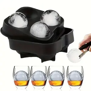 Reusable Food Grade Silicone Ice Cube Mold, Soft Silicone, Low Temperature Resistant, Easy Clean, Ideal for Whiskey Cocktails Halloween Drinks