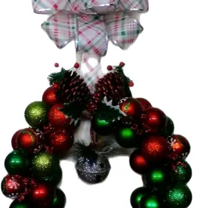Custom Christmas wreaths. Price ranges from $25 & up depending on details you want added. Durable Colorful Christmas Decorations..