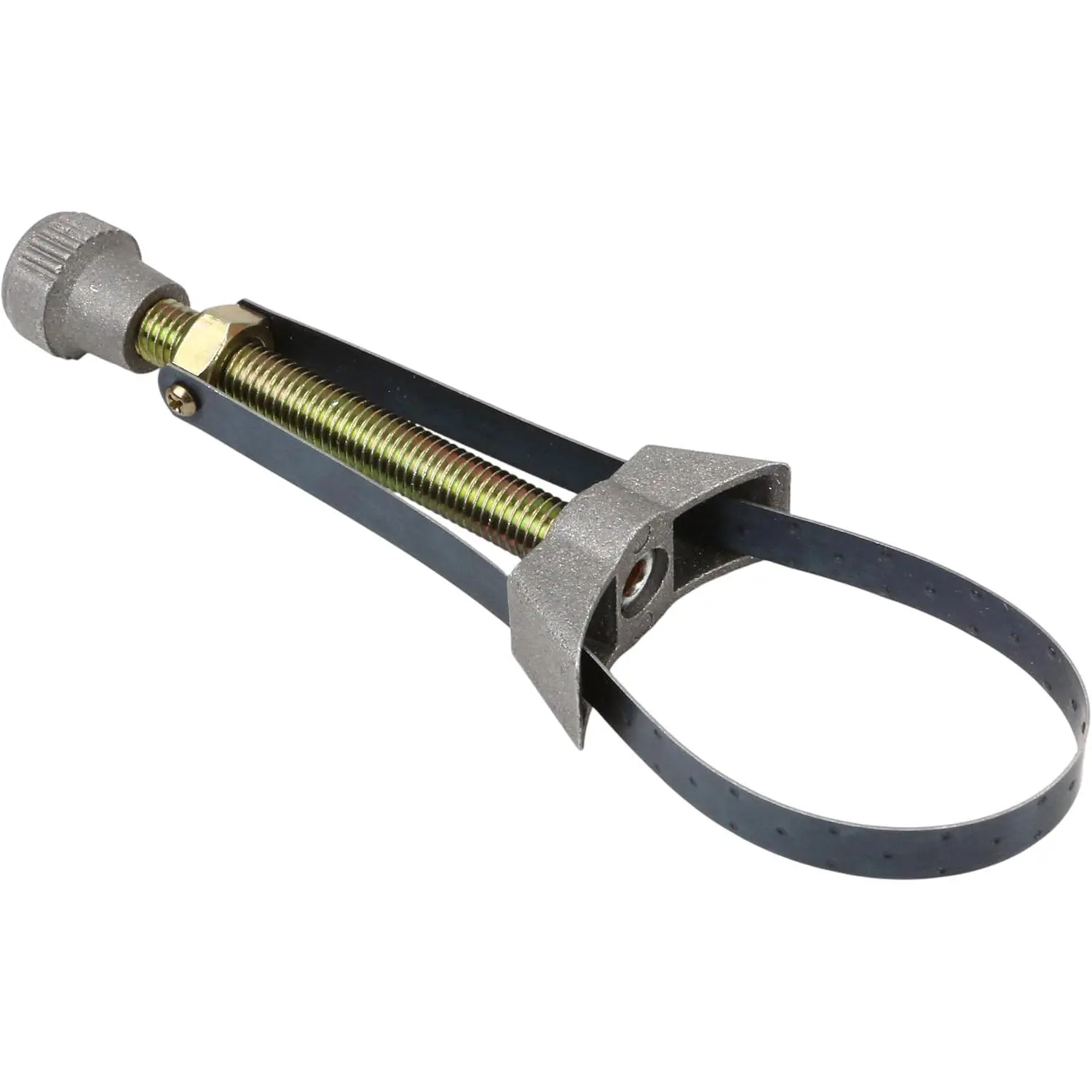 Oil Filter Strap Wrench Removal Tool - Adjustable 60-120mm Heavy-Duty Cap Spanner, for Cars, Trucks, Honda Yamaha Suzuki Automotive & Motorcycle Engine Repair, 1pc
