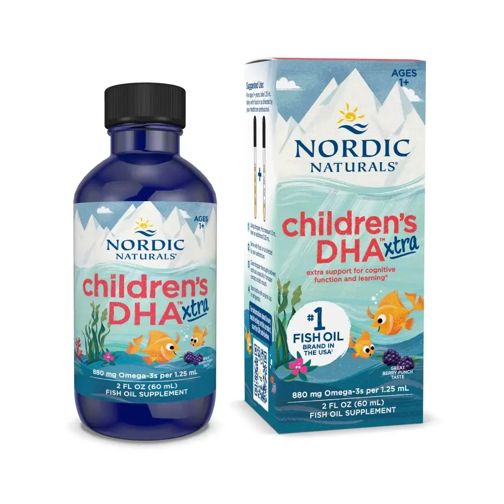 Nordic Naturals DHA Xtra Omega 3 supplement , Berry, 2 oz