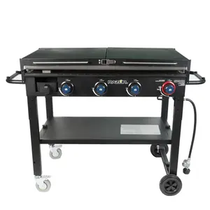 Razor Griddle GGC1643M 37 Inch Outdoor 4 Burner LP Griddle Grill Bbq Stainless