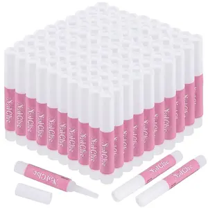 Nail Glue, Super Strong Nail Glue For Acrylic Nails Long Lasting Professional Nail Tip Glue For Press On Nails Bond For Acrylic Nails Adhesive Nail Glue For False Nail Tips 2g0.07OZPCS