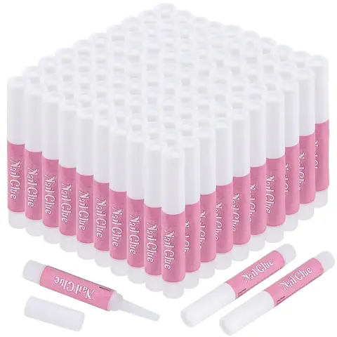 Super Strong Nail Glue - Professional Nail Supplies for Acrylic & Press-On False Tips with Secure Tips & Strong Bond, 2g/0.07oz Bottle