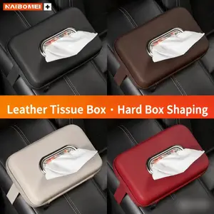 Car Seat Back Hanging Napkin Holder, Multi-Functional Armrest Box, Car Sun Visor Paper Towel Dispenser, Portable Car Organizer, Car Tissue Box
