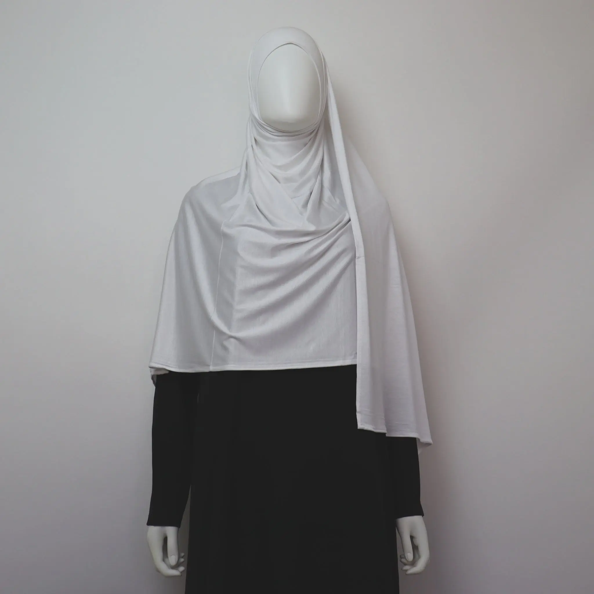 Premium Maxi Jersey Hijab - White