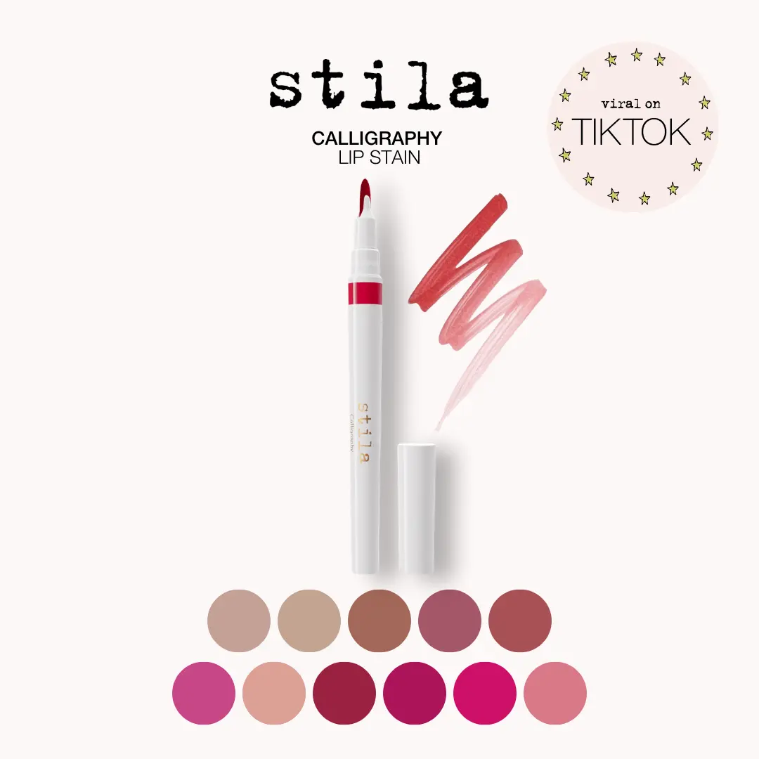 Stila Calligraphy Lip Stain - Lightweight Long-wear + Buildable Pigmented
