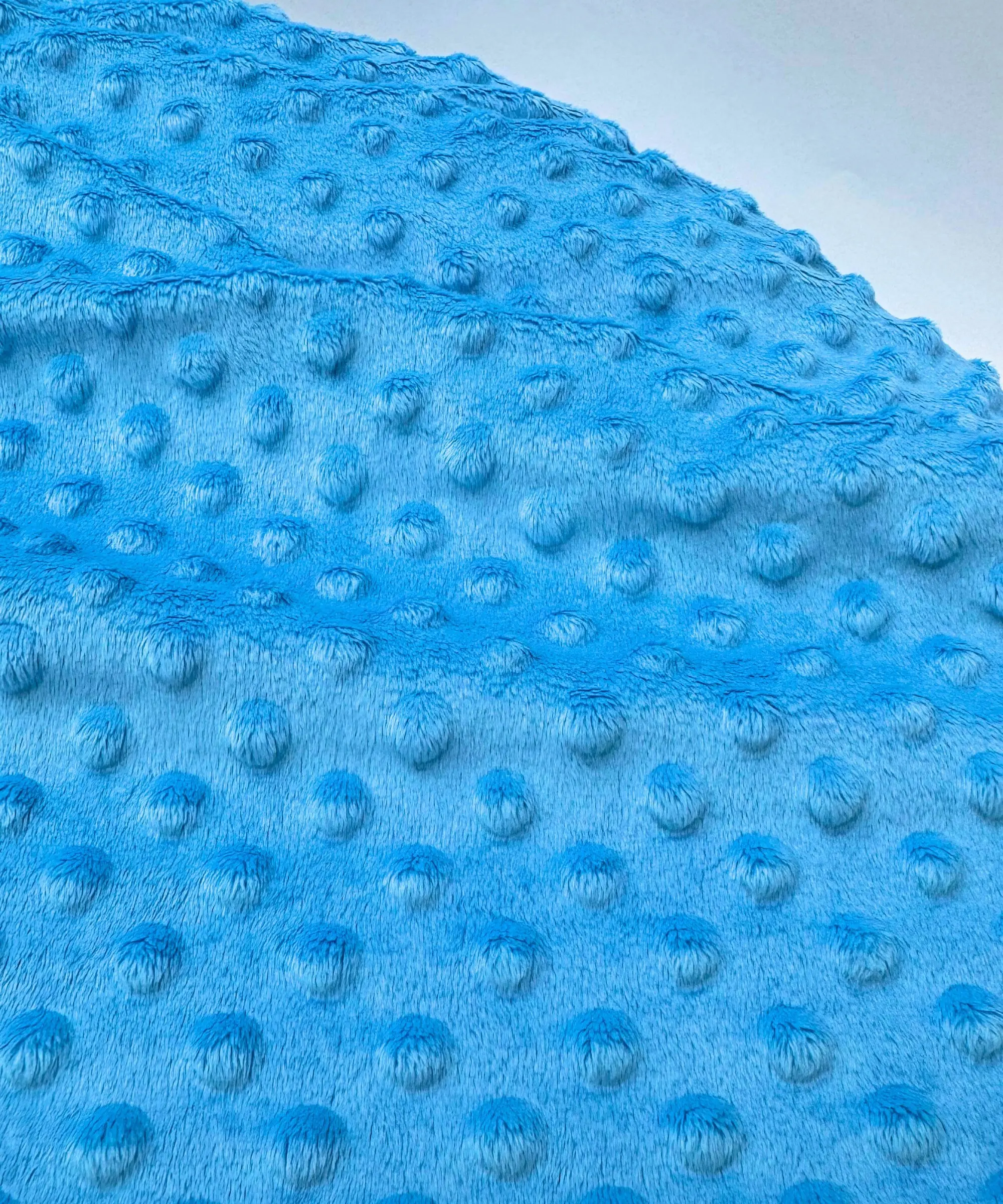 Sky Blue Minky Fabric
