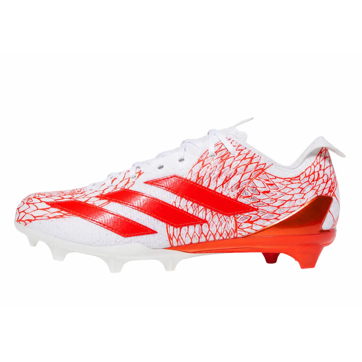 NO BOX Adizero Electric.2 Cleat 'Collegiate Orange White' (Men')